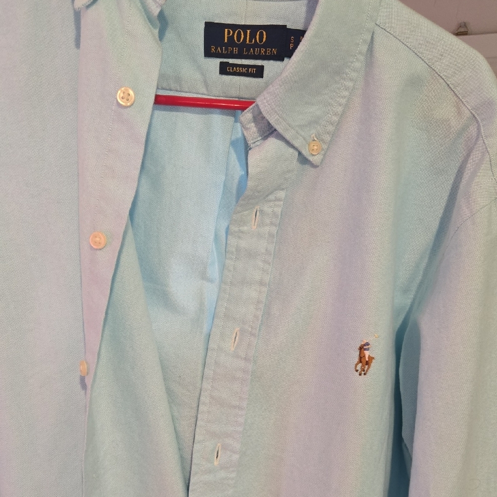 Polo by Ralph Lauren Blue Casual Button Down Shirt